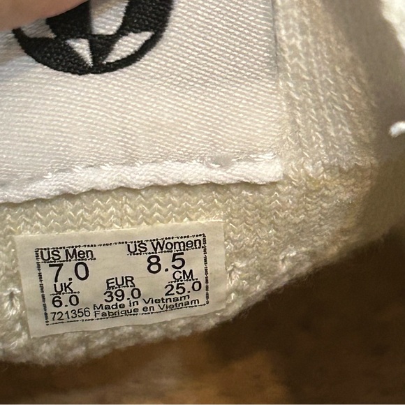 VANS Ultrarange VR3 ecocush white beige lace up shoes sneakers women’s 8.5 new - Picture 3 of 7